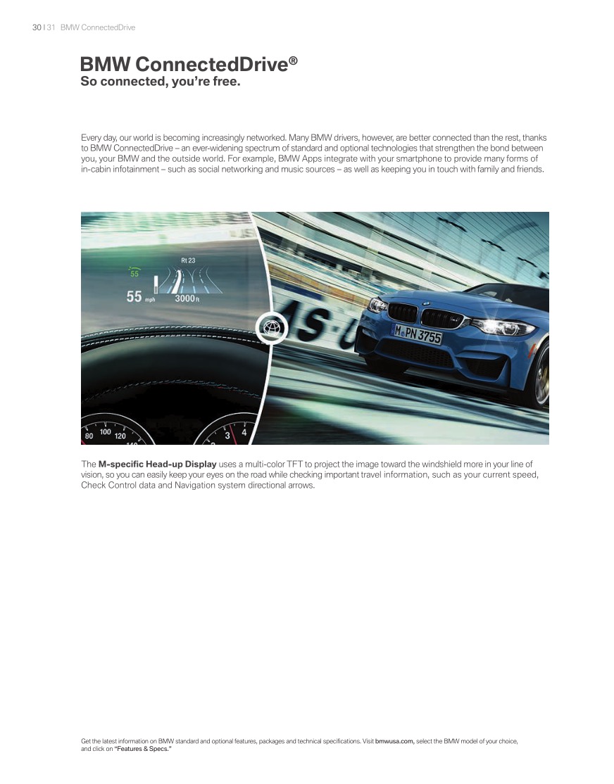 2015 BMW M3 Brochure Page 39